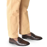 Kolapuri Centre Ethnic Men's Brown jutti Shoe