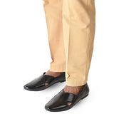 Kolapuri Centre Ethnic Men's Black jutti Shoe