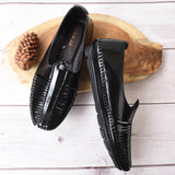 Kolapuri Centre Ethnic Men's Black jutti Shoe