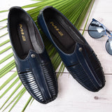 Kolapuri Centre Ethnic Men's Blue jutti Shoe