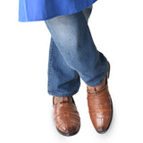 Kolapuri Centre Ethnic Men's Tan jutti Shoe