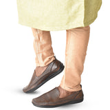 Kolapuri Centre Ethnic Men's Brown jutti Shoe