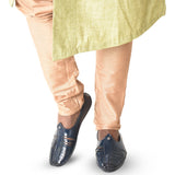 Kolapuri Centre Ethnic Men's Blue jutti Shoe