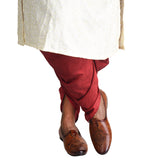 Kolapuri Centre Men's Ethnic Occasual Tan Jutti Shoe