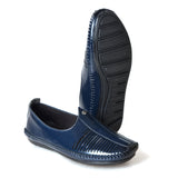 Kolapuri Centre Ethnic Men's Blue jutti Shoe