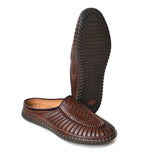 Kolapuri Centre Ethnic Men's Brown Slip-On Sandal