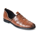 Kolapuri Centre Ethnic Men's Tan jutti Shoe