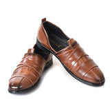 Kolapuri Centre Ethnic Men's Tan jutti Shoe
