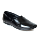 Kolapuri Centre Ethnic Men's Black jutti Shoe