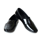 Kolapuri Centre Ethnic Men's Black jutti Shoe