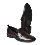 Kolapuri Centre Ethnic Men's Brown jutti Shoe