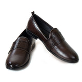 Kolapuri Centre Ethnic Men's Brown jutti Shoe