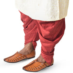 Kolapuri Centre Ethnic Men's Tan jutti Shoe