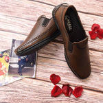 Kolapuri Centre Ethnic Men's Brown Formal jutti Shoe