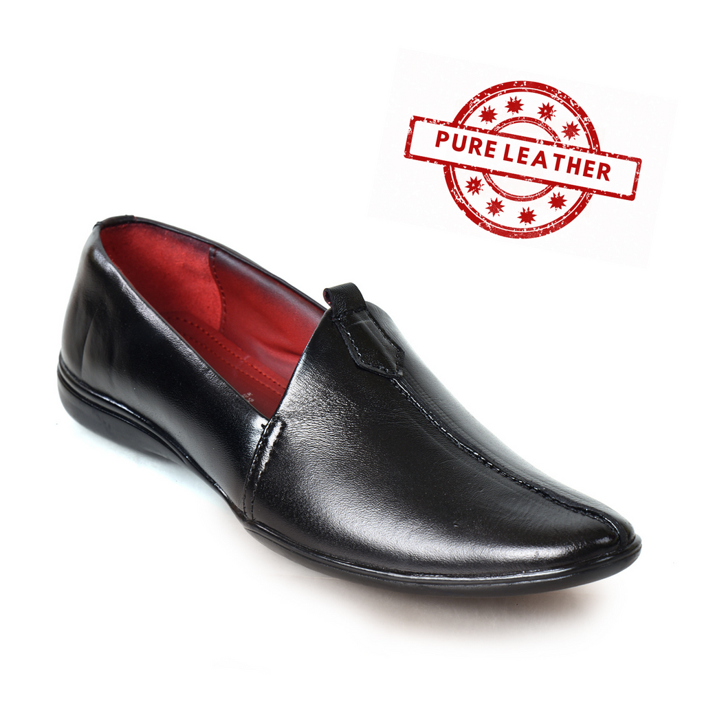 Kolapuri Centre Ethnic Men s Black Leather Jutti