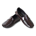 Kolapuri Centre Ethnic Men's Brown jutti Shoe
